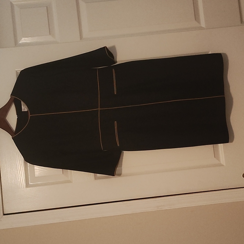 Vintage Papéll Petites Black 75% Silk 25% Wool Dress – Size 8P Fully Lined.